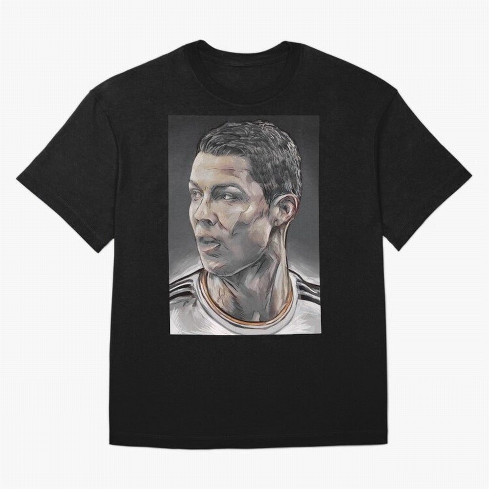 Cristiano Ronaldo Oversized T-Shirt Treasure Global Football Passion for FIFA World Cup 2026 Group Stage, Featuring Mbappe and Neymar, Portugal, Supporter Pride, Iconic Celebrations, Legendary Names and Global Match Day Energy; Great for Supporters