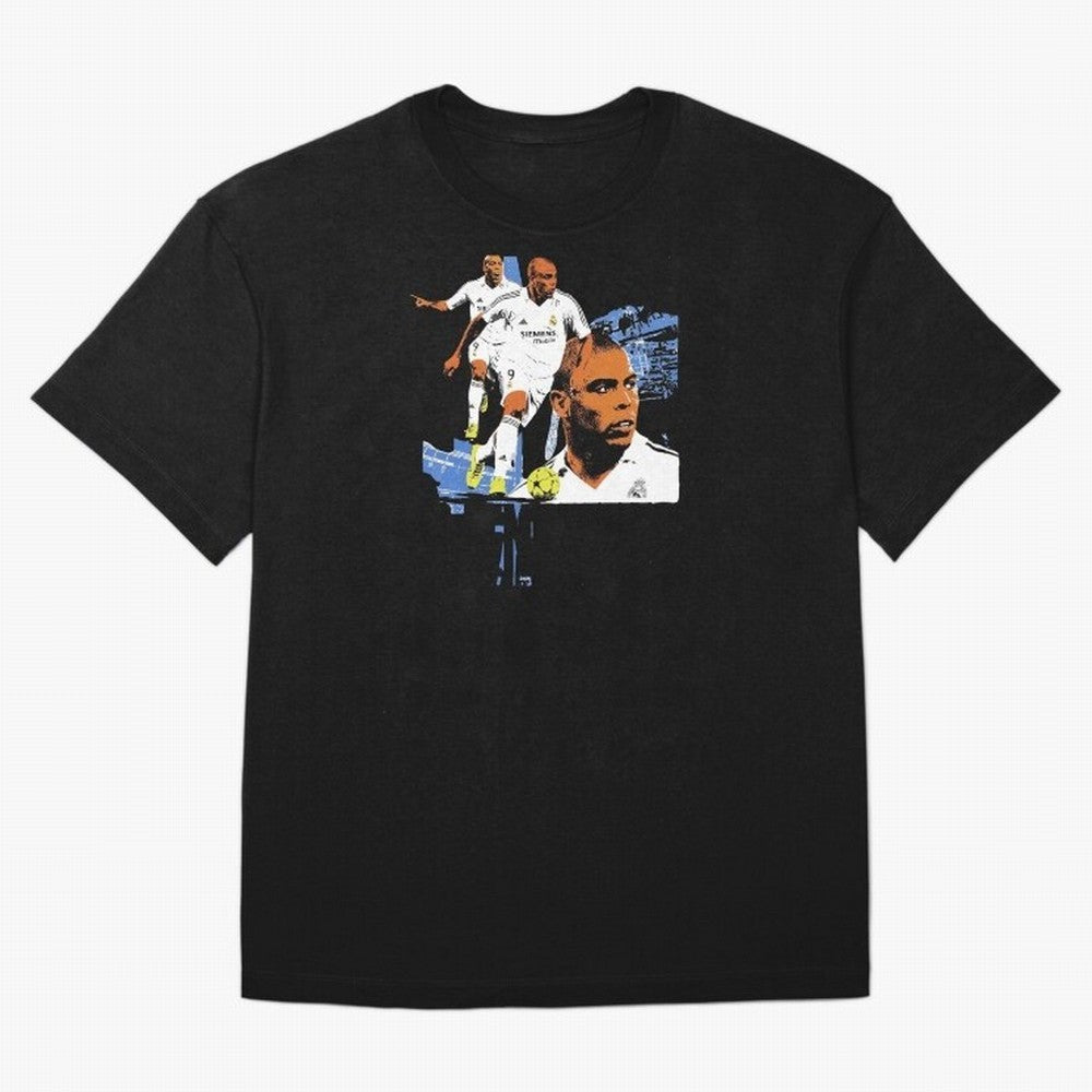 RonaldoO Fen?meno Vintage Football Bootleg Oversized T-Shirt Celebrate Football Heritage in FIFA World Cup 2026 USA Canada Mexico for Fans of Neymar and Argentina, France and Brazil, Bringing Football Passion, Legendary Performances, Festival Vibes