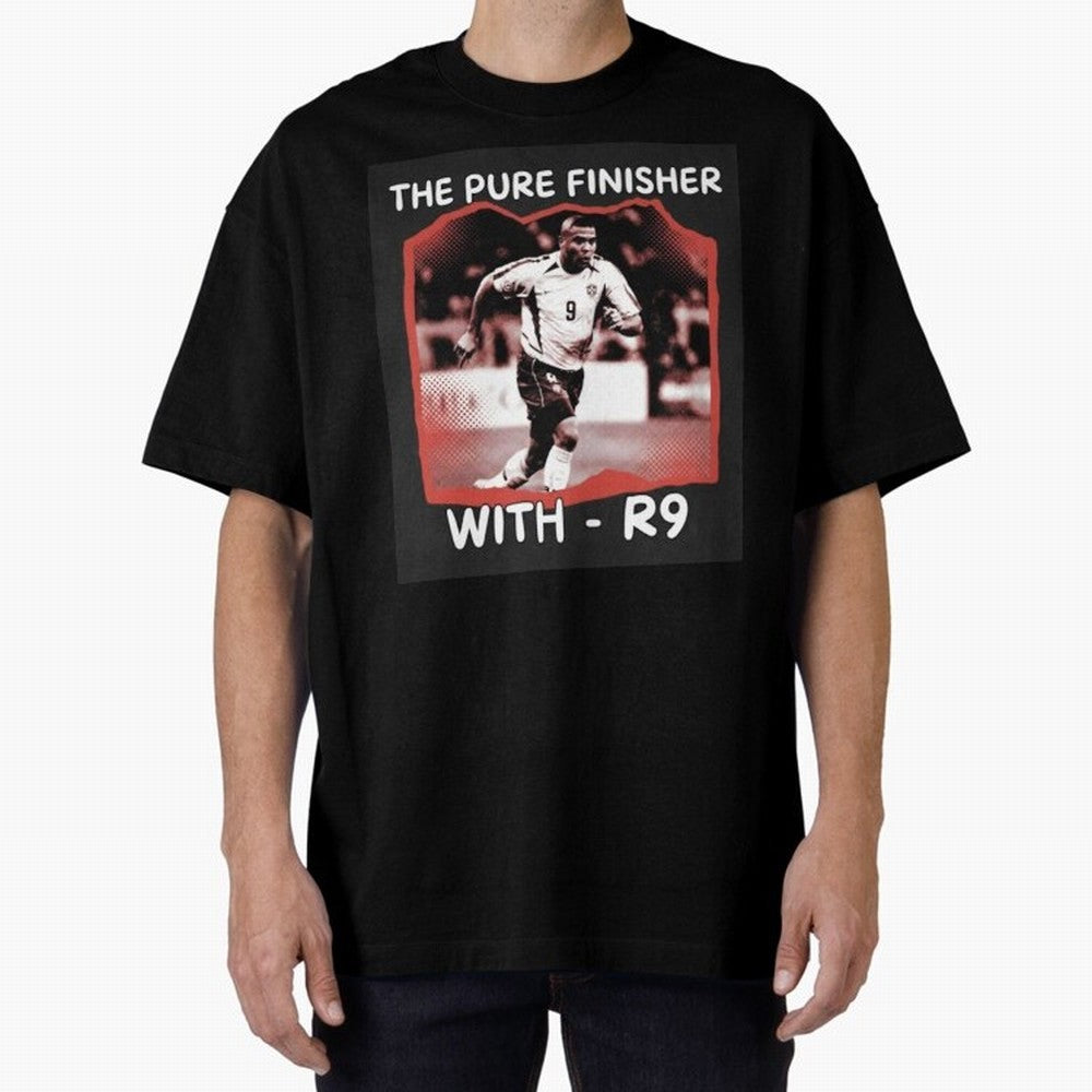 Ronaldo R9 The Pure Finisher Vintage Oversized T-Shirt Show Your Tournament Heart for FIFA World Cup 2026 Group Stage Spirit, Inspired by Netherlands, Haaland, Football History, Final Match Energy, Crowd Noise and Once in a Lifetime Moments; Made