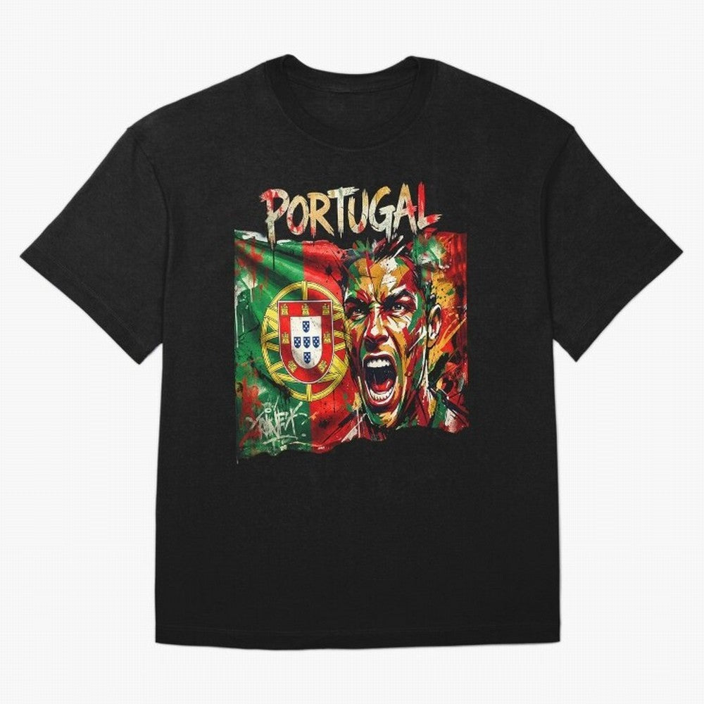 PORTUGAL FOOTBALL TEAM Oversized T-Shirt Bring the FIFA World Cup 2026 Journey through Messi, CR7 and Mbappe Highlights, England, France and Netherlands Pride, Goal Celebration Energy, Supporter Heritage, Football Icons and Worldwide Tournament
