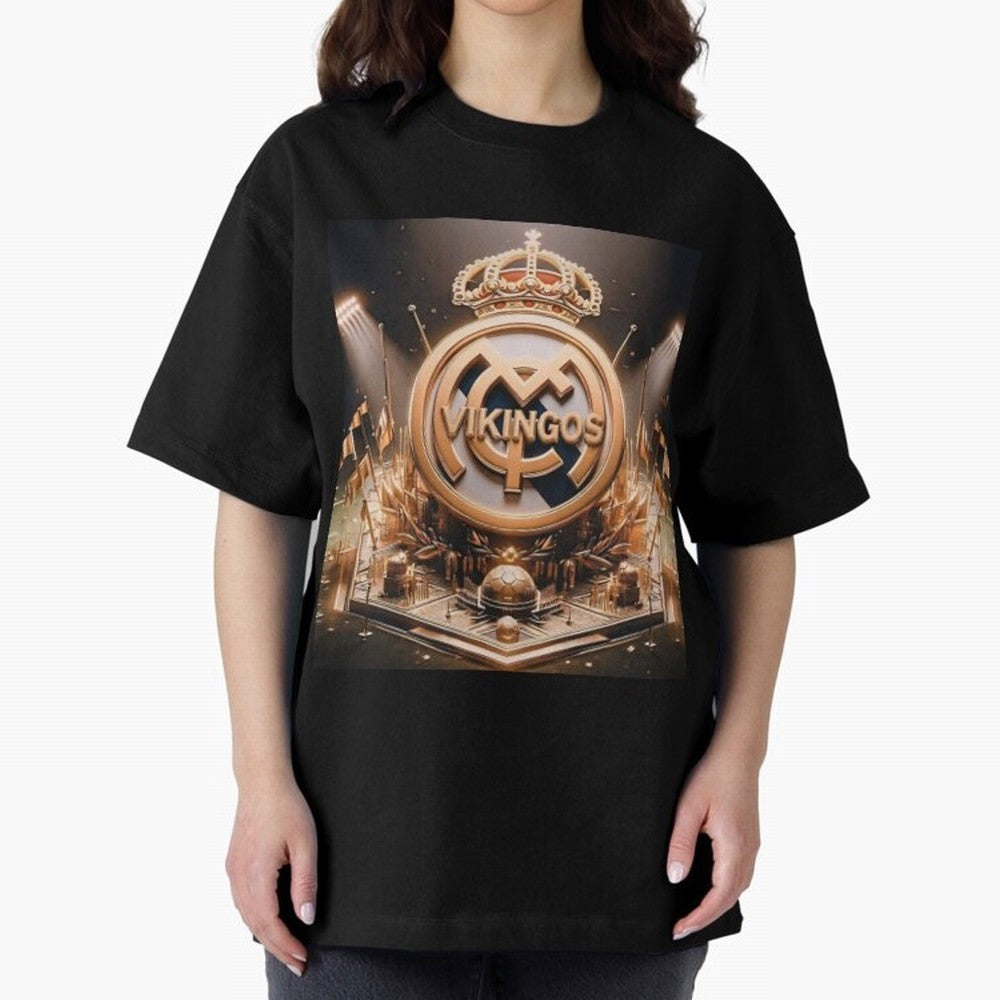 Vikings Oversized T-Shirt Fuel the Hype around Match Day Hype around FIFA World Cup 2026 USA Canada Mexico, CR7 and Messi, England and Germany, Football History, Final Match Energy, Crowd Noise and Once in a Lifetime Moments; Ideal for Passionate