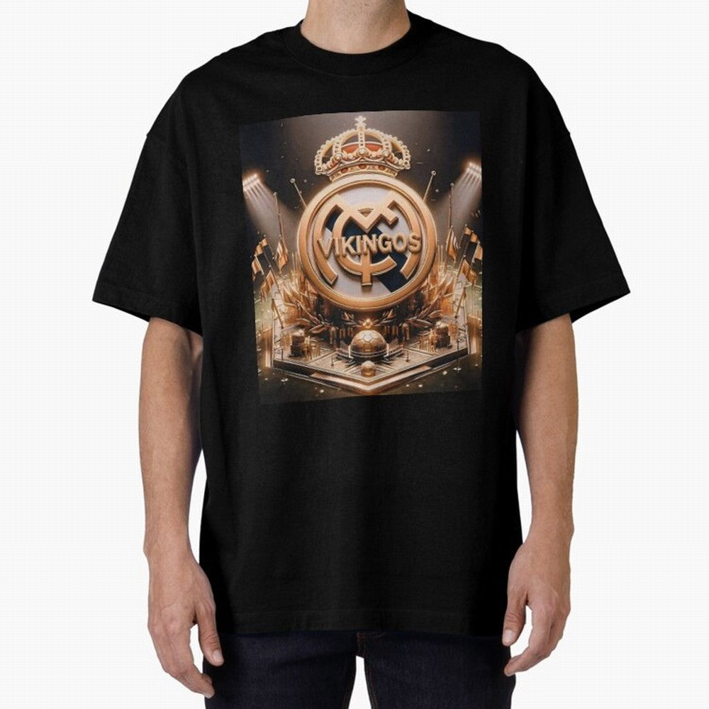 Vikings Oversized T-Shirt Fuel the Hype around Match Day Hype around FIFA World Cup 2026 USA Canada Mexico, CR7 and Messi, England and Germany, Football History, Final Match Energy, Crowd Noise and Once in a Lifetime Moments; Ideal for Passionate