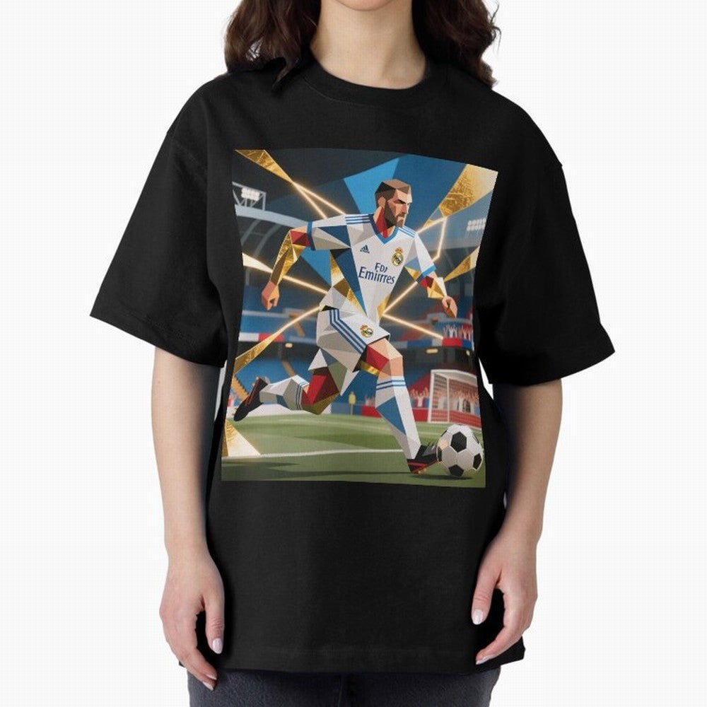 Madridistas Oversized T-Shirt Back the Journey through FIFA World Cup 2026 Group Stage for Fans of CR7 and France and Portugal, Bringing Champion Mindset, Group Stage Buzz, Knockout Tension and Passionate Fan Culture; Made for Die Hard Supporters,