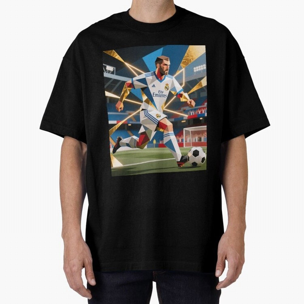 Madridistas Oversized T-Shirt Back the Journey through FIFA World Cup 2026 Group Stage for Fans of CR7 and France and Portugal, Bringing Champion Mindset, Group Stage Buzz, Knockout Tension and Passionate Fan Culture; Made for Die Hard Supporters,