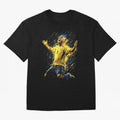 R9 Ronaldo Football Legend Oversized T-Shirt Remember Iconic Moments from FIFA World Cup 2026 with Mbappe, Netherlands Energy, Worldwide Fan Energy, Dramatic Goals, Stadium Lights and Championship Celebrations; Great for Supporters Who Love