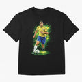 R9 Ronaldo Football Legend Oversized T-Shirt Treasure FIFA World Cup 2026 for Fans of Mbappe and Neymar and Spain, Bringing Football History, Final Match Energy, Crowd Noise and Once in a Lifetime Moments; Great for Watch Parties, Sports Bars,