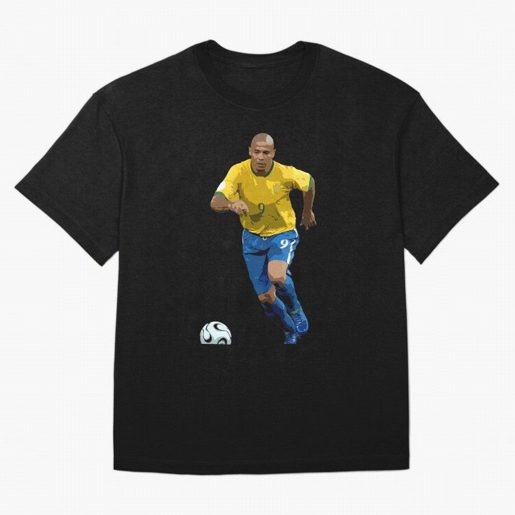 Ronaldo Nazario Oversized T-Shirt Cheer for FIFA World Cup 2026 Filled with Mbappe and Neymar, Argentina, France and Brazil Energy, Match Day Excitement, Supporter Culture, Golden Goals and Global Football Passion; Perfect for People Who Love