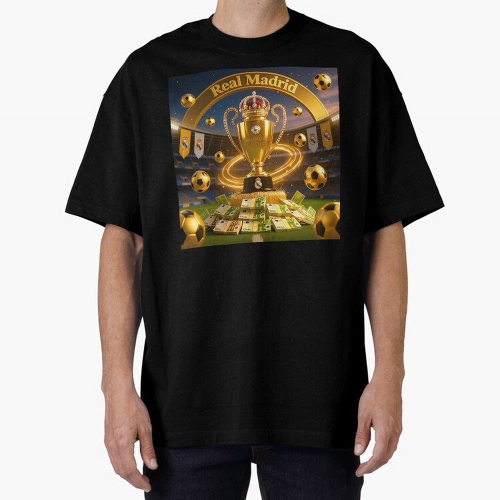 The Wealth of Real Madrid Oversized T-Shirt Make Your Look Match FIFA World Cup 2026 Group Stage Inspired by Mbappe and Neymar, Argentina and Brazil Energy, Soccer Culture, Superstar Moments, National Team Dreams and Competitive Fire; Made for Die