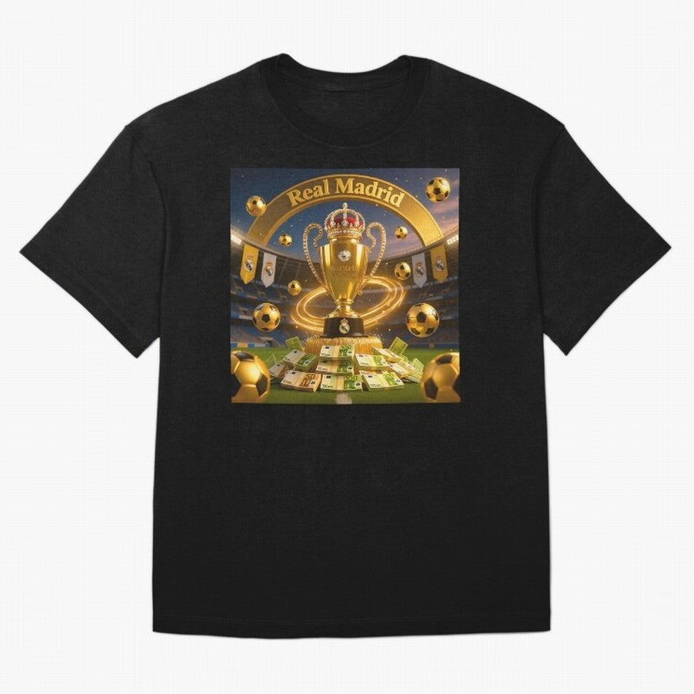 The Wealth of Real Madrid Oversized T-Shirt Make Your Look Match FIFA World Cup 2026 Group Stage Inspired by Mbappe and Neymar, Argentina and Brazil Energy, Soccer Culture, Superstar Moments, National Team Dreams and Competitive Fire; Made for Die