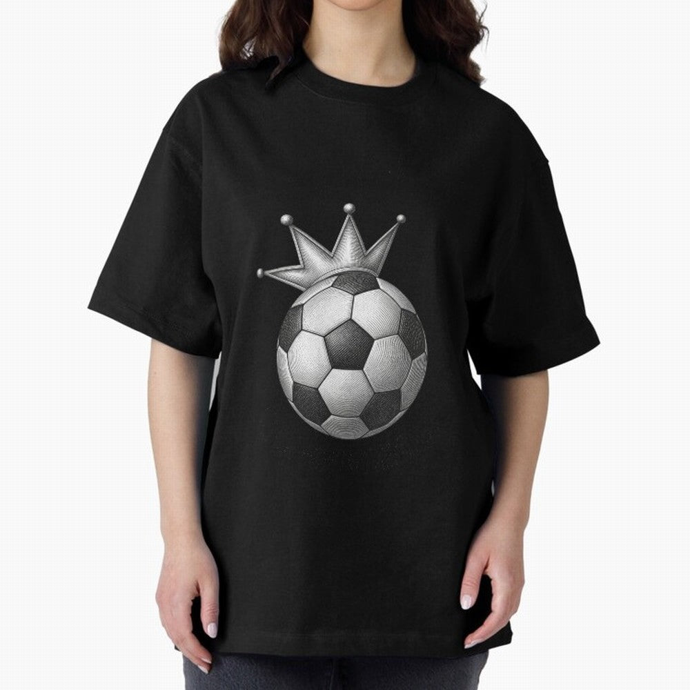 Chasing Glory Oversized T-Shirt Show Your Tournament Heart for Match Day Hype around FIFA World Cup 2026, CR7 and Messi, Brazil, Portugal and Argentina, Retro Football Energy, Iconic Rivalries, Trophy Chase Drama and Stadium Atmosphere; Ideal for