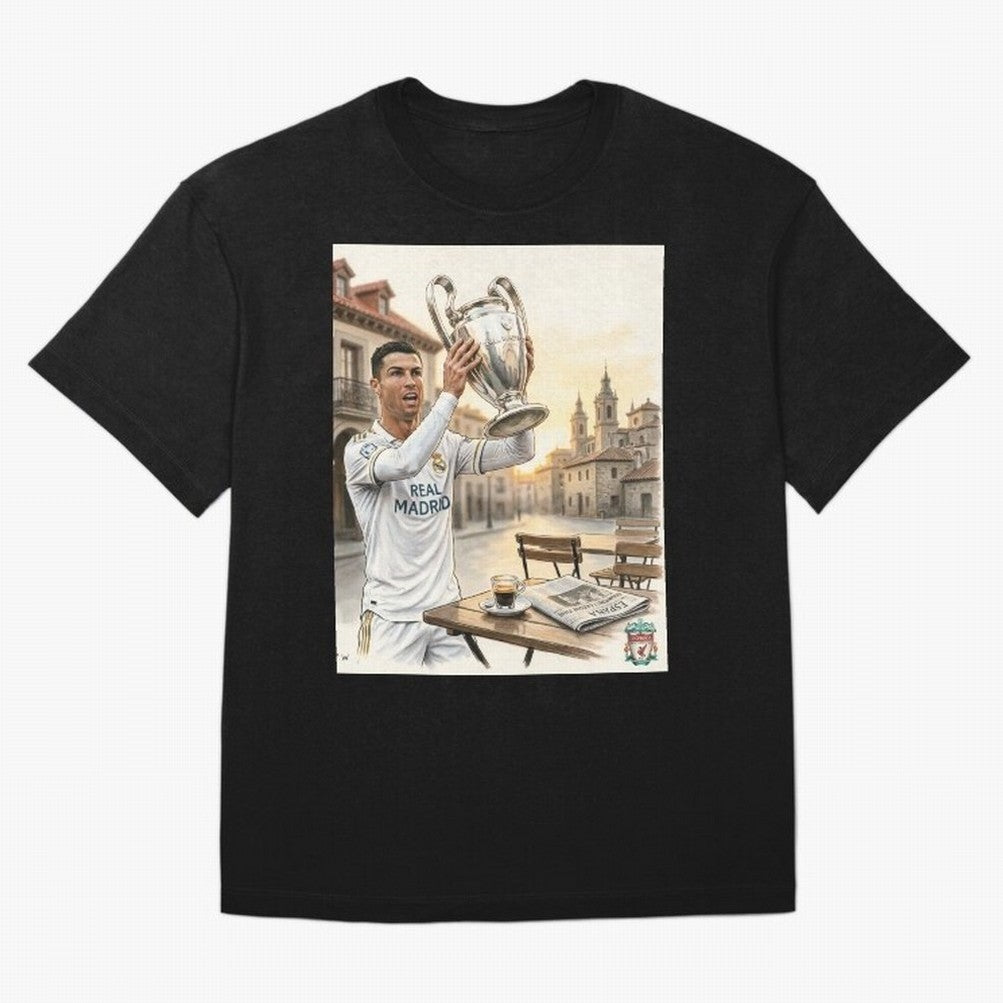 Madrid Oversized T-Shirt Celebrate the Road through FIFA World Cup 2026 Group Stage Spirit, Driven by France, Messi, Fan Favorite Moments, National Team Passion, Big Match Drama and Soccer History; Perfect for Supporters Who Want Bold Football