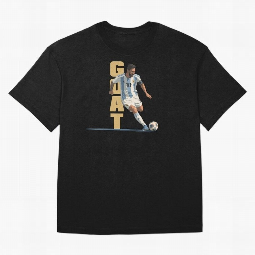 Messi in action GOAT Minimalist Graphic Oversized T-Shirt Feel the Heartbeat of Match Day Hype around FIFA World Cup 2026 Group Stage, Haaland, France, Tournament Hype, Historic Matchups, Family Viewing Parties and Global Sports Pride; Made for