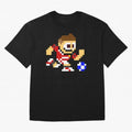 Ronaldo Manchester United (8-bit Football / Soccer Player) Oversized T-Shirt Join the Global Buzz around FIFA World Cup 2026 USA Canada Mexico Celebrating Messi, CR7 and Mbappe, England and Germany Energy, Vintage Soccer Flavor, Modern Football