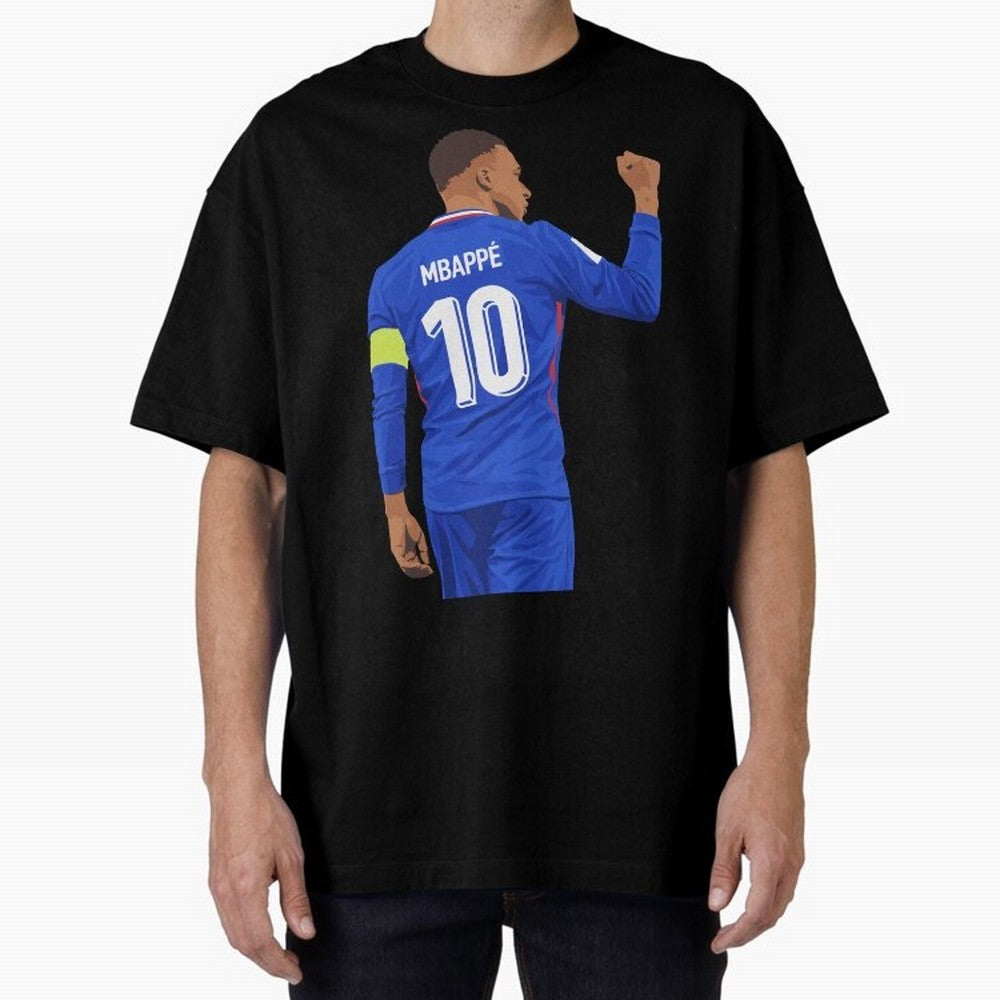 Kylian Mbappe France Oversized T-Shirt Celebrate Classic Football Spirit in FIFA World Cup 2026 for Fans of CR7 and England and Germany, Bringing Stadium Memories, Football Loyalty, International Chants and Championship Tradition; Made for