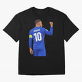 Kylian Mbappe France Oversized T-Shirt Celebrate Classic Football Spirit in FIFA World Cup 2026 for Fans of CR7 and England and Germany, Bringing Stadium Memories, Football Loyalty, International Chants and Championship Tradition; Made for