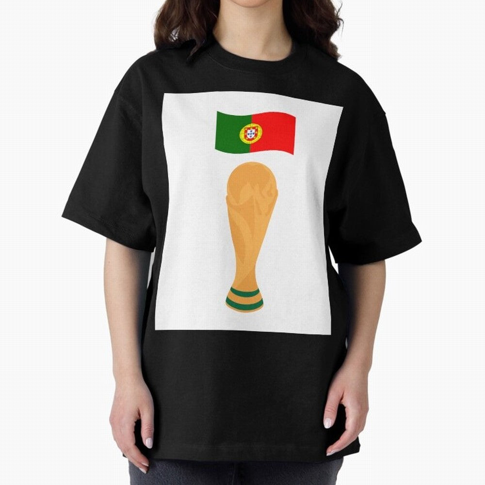 Portugal Football Fan T-Shirt Oversized T-Shirt Bring Global Tournament Vibes to FIFA World Cup 2026 USA Canada Mexico Made for Cristiano Ronaldo, Argentina, France and Brazil Energy, Football Festival Excitement, Trophy Ambitions, Country