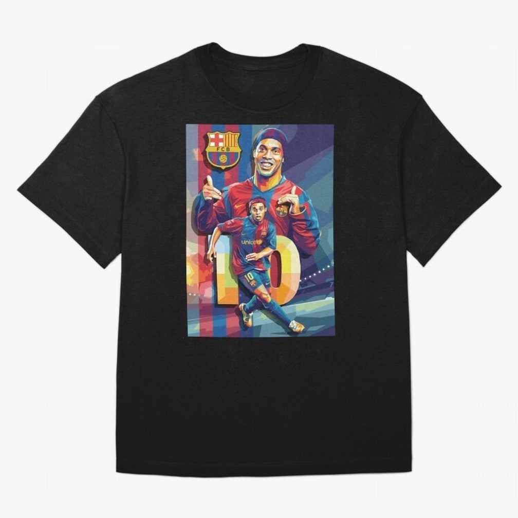 Ronaldinho Oversized T-Shirt Live for the Drama of FIFA World Cup 2026 Spirit, Celebrating Brazil, CR7, Fan Favorite Moments, National Team Passion, Big Match Drama and Soccer History; Perfect for Supporters Who Want Bold Football Energy, Global
