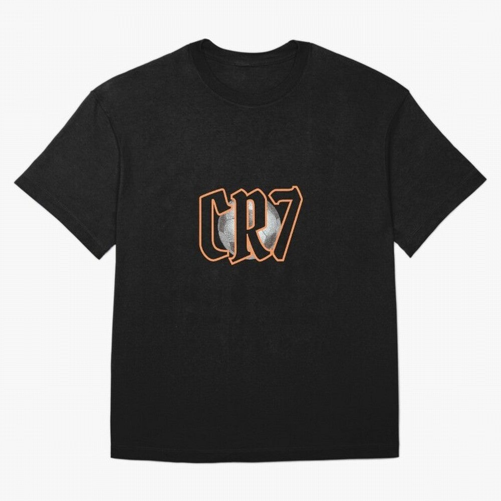 CR7 BLACK Oversized T-Shirt Make Memories around FIFA World Cup 2026 USA Canada Mexico Connected to Messi, France Energy, Classic Soccer Heritage, Championship Pressure, Fan Loyalty and International Pride; Perfect for Supporters Who Want Bold