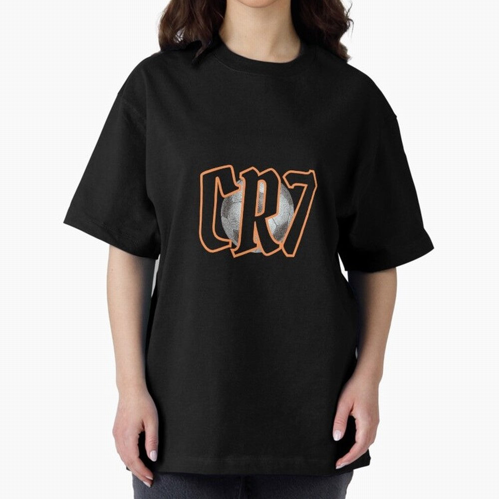 CR7 BLACK Oversized T-Shirt Make Memories around FIFA World Cup 2026 USA Canada Mexico Connected to Messi, France Energy, Classic Soccer Heritage, Championship Pressure, Fan Loyalty and International Pride; Perfect for Supporters Who Want Bold