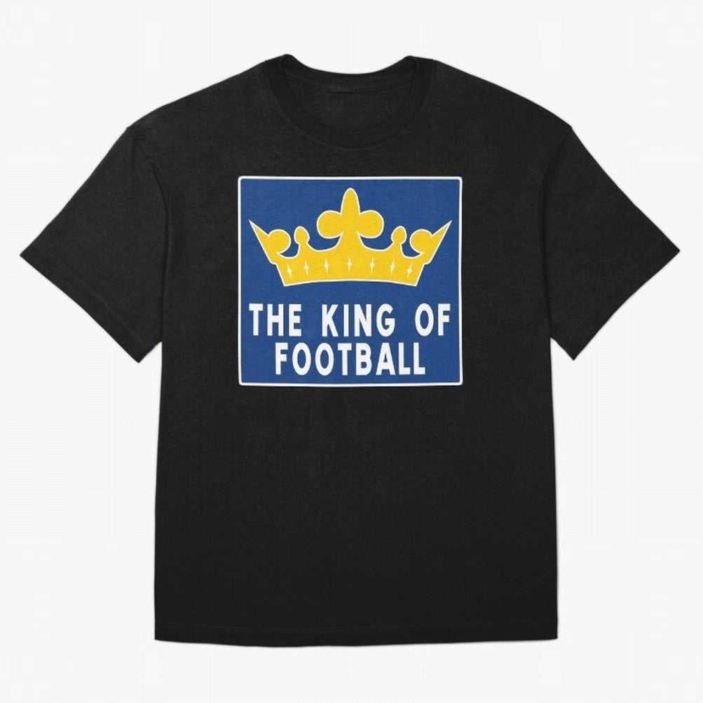 The King of Football Oversized T-Shirt Bring FIFA World Cup 2026 for Fans of Neymar, Haaland and Cristiano Ronaldo and Argentina, Bringing Goal Celebration Energy, Supporter Heritage, Football Icons and Worldwide Tournament Joy; Built for