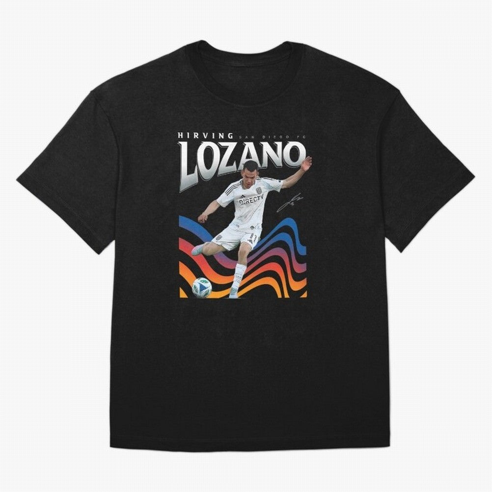Hirving Lozano San Diego Fc Oversized T-Shirt Relive Legendary Nights from FIFA World Cup 2026 for Fans of Haaland and Mbappe and Argentina, France and Brazil, Bringing Championship Spirit, Famous Goals, Roaring Crowds and International Football