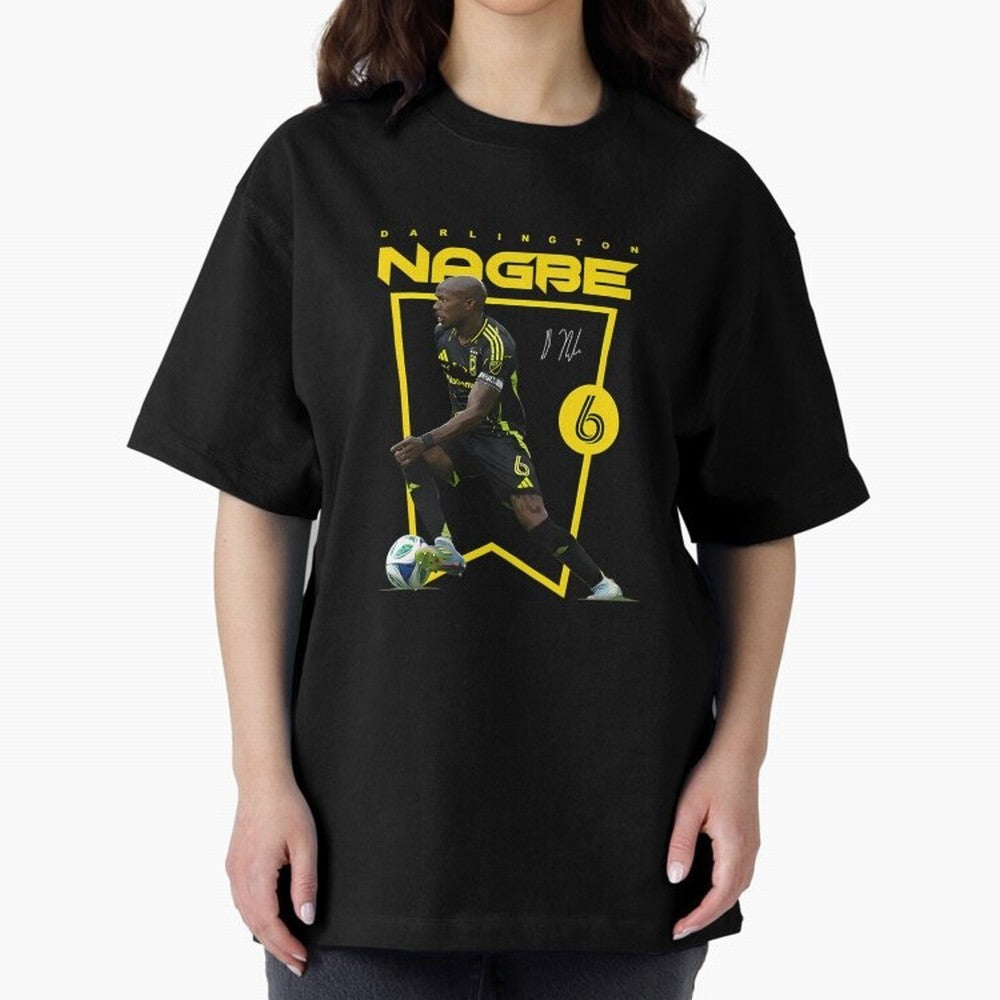Darlington Nagbe Columbus Crew Oversized T-Shirt Fuel Your Fan Pride for FIFA World Cup 2026 Group Stage Celebrating Messi, Neymar and Mbappe, England and Germany Energy, Sports Nostalgia, International Competition, Famous Players and Unforgettable