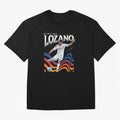 Hirving Lozano San Diego Oversized T-Shirt Join FIFA World Cup 2026 Group Stage Spirit, with England, France and Netherlands, Neymar, Haaland and Cristiano Ronaldo, Retro Football Energy, Iconic Rivalries, Trophy Chase Drama and Stadium Atmosphere;