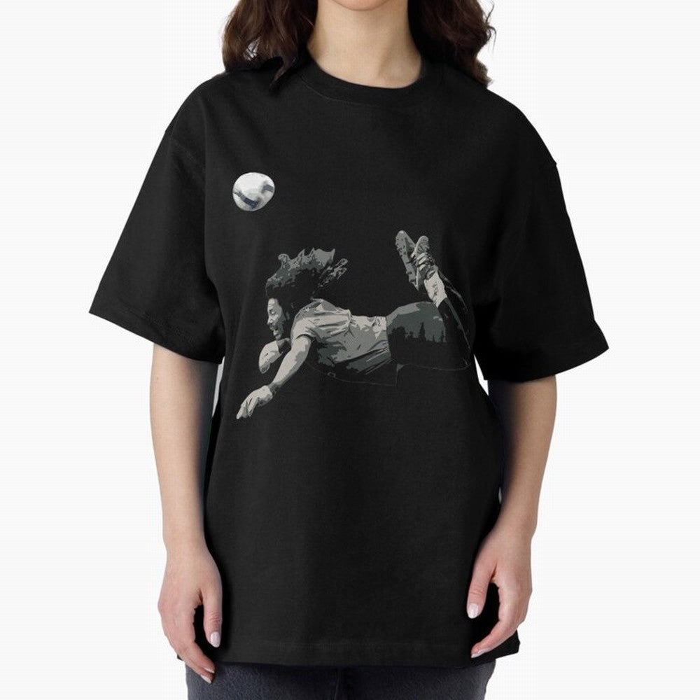 Rene Higuitas Scorpion Kick35 Oversized T-Shirt Enjoy the Biggest Football Party of Global Football Passion for FIFA World Cup 2026, Featuring Mbappe and Neymar, Spain and Netherlands, Stadium Chants, National Pride, Trophy Dreams and Unforgettable