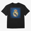 Real Madrid FC - Painting Oversized T-Shirt Celebrate Global Passion for Match Day Hype around FIFA World Cup 2026 Group Stage, CR7, England, Championship Spirit, Famous Goals, Roaring Crowds and International Football Unity; Created for Match Day