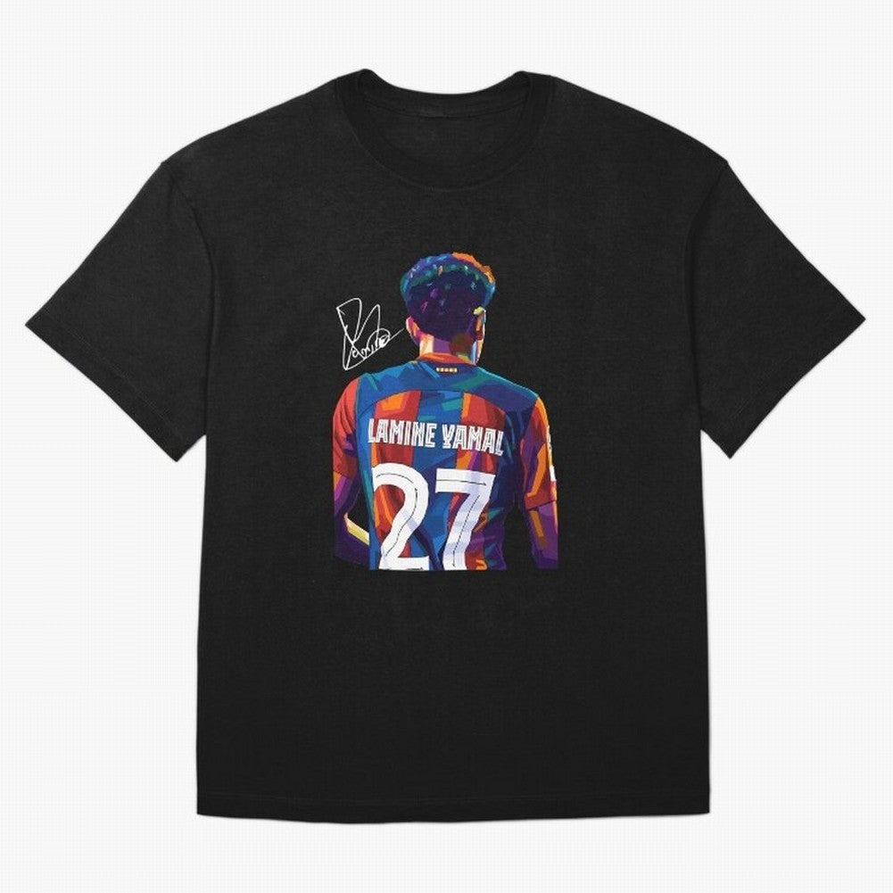 Lamine Yamal Football Player Oversized T-Shirt Show Championship Spirit for FIFA World Cup 2026 USA Canada Mexico for Fans of Cristiano Ronaldo, Haaland and CR7 and Portugal, Spain and Germany, Bringing Stadium Memories, Football Loyalty,