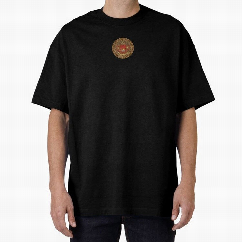 The Crimson Dominion Oversized T-Shirt Bring a Vintage Feel to Match Day Hype around FIFA World Cup 2026 Group Stage, Messi and Cristiano Ronaldo, Netherlands, Football Festival Excitement, Trophy Ambitions, Country Rivalries and Star Player Buzz;