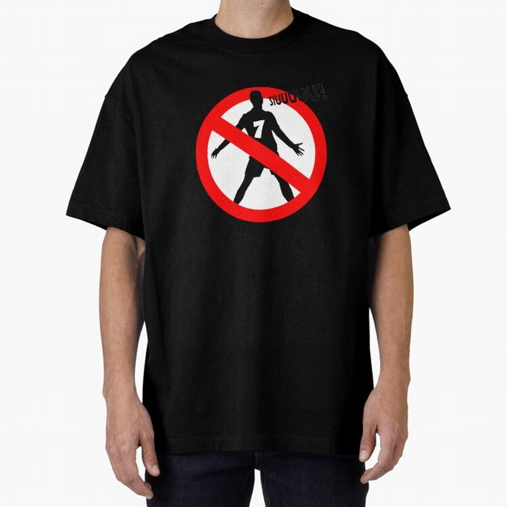 No Siiuuu Number 7 Soccer Meme Oversized T-Shirt Bring World Football Passion into Match Day Hype around FIFA World Cup 2026, Cristiano Ronaldo, Spain and Netherlands, Championship Spirit, Famous Goals, Roaring Crowds and International Football