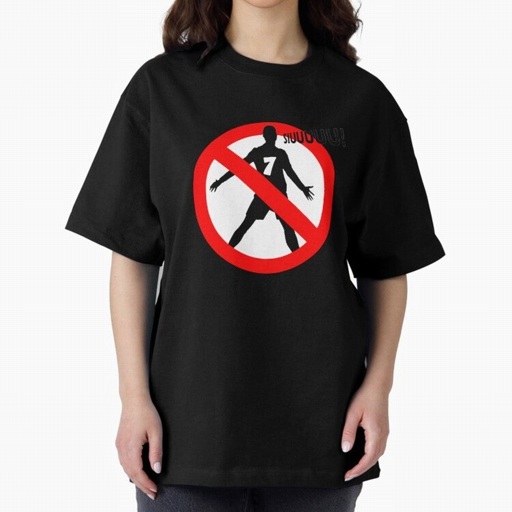 No Siiuuu Number 7 Soccer Meme Oversized T-Shirt Bring World Football Passion into Match Day Hype around FIFA World Cup 2026, Cristiano Ronaldo, Spain and Netherlands, Championship Spirit, Famous Goals, Roaring Crowds and International Football