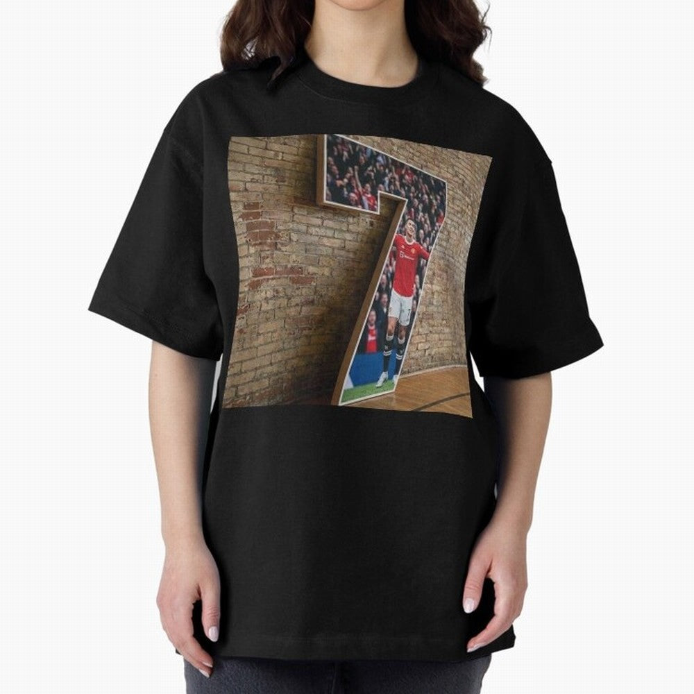 number 7 Oversized T-Shirt Keep the Legacy of FIFA World Cup 2026 Highlighting CR7 and Messi, Brazil, Portugal and Argentina Energy, Game Day Rituals, Football Legends, Country Pride and the Road to the Final; Made for Die Hard Supporters, Soccer