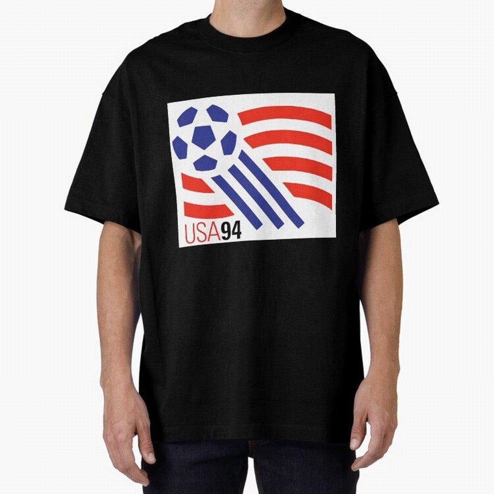 USA WC 94 Classic Oversized T-Shirt Upgrade Match Day Hype around FIFA World Cup 2026 Group Stage, Mbappe, Argentina, France and Brazil, Supporter Pride, Iconic Celebrations, Legendary Names and Global Match Day Energy; Ideal for Fans Who Follow