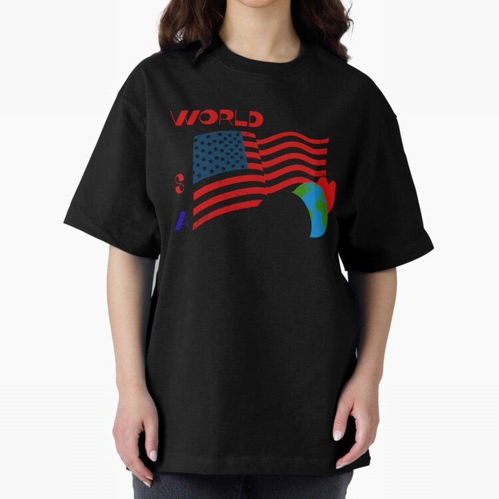 World cup 26 Oversized T-Shirt Follow the Final Road of Global Football Passion for FIFA World Cup 2026 Group Stage, Built around Cristiano Ronaldo, Haaland and CR7, Brazil, Football History, Final Match Energy, Crowd Noise and Once in a Lifetime