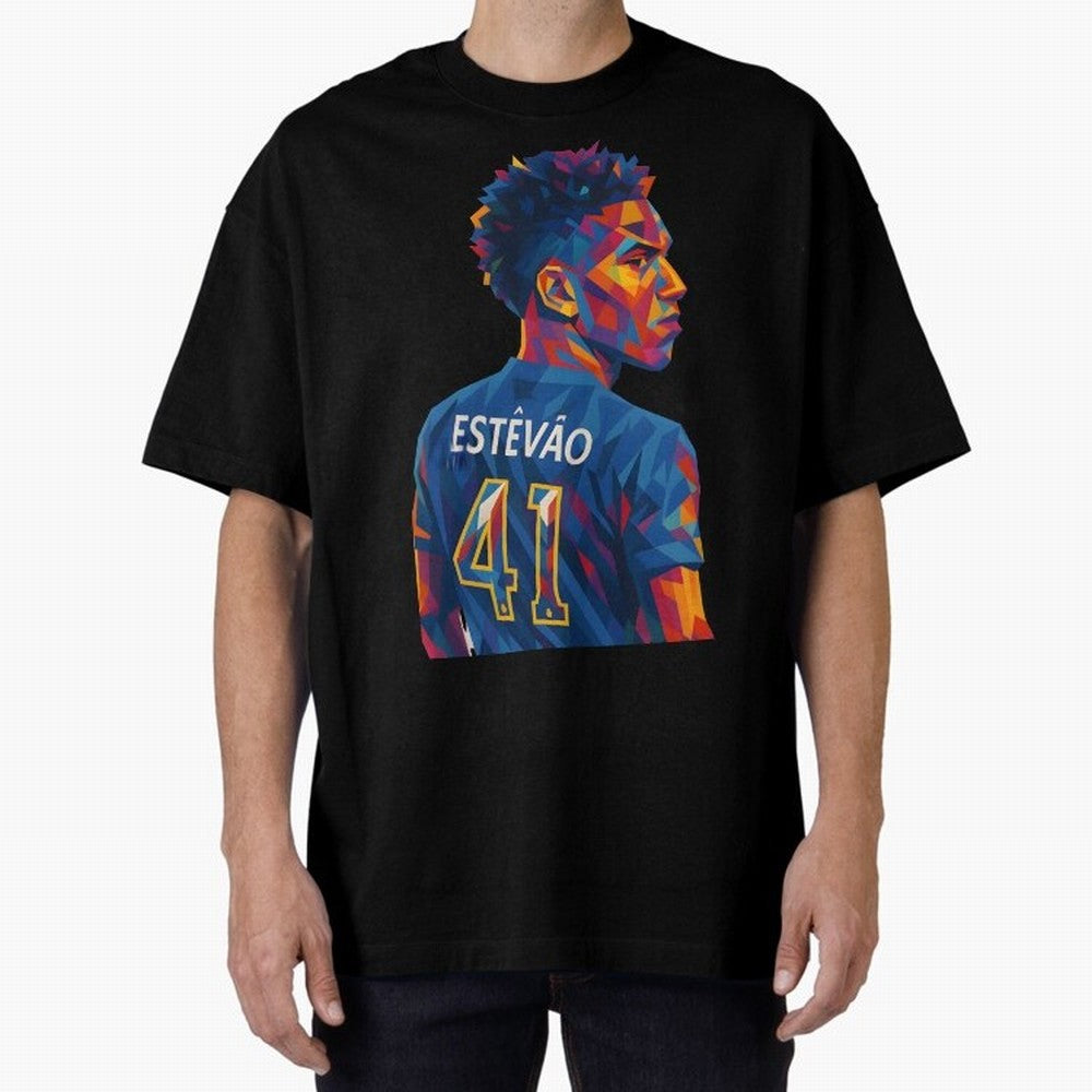 Est¨ºv?o Oversized T-Shirt Show Support during FIFA World Cup 2026 Group Stage for Fans of Cristiano Ronaldo, Haaland and CR7 and Germany, Bringing Match Day Excitement, Supporter Culture, Golden Goals and Global Football Passion; Ideal for