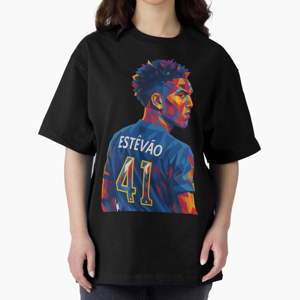 Est¨ºv?o Oversized T-Shirt Show Support during FIFA World Cup 2026 Group Stage for Fans of Cristiano Ronaldo, Haaland and CR7 and Germany, Bringing Match Day Excitement, Supporter Culture, Golden Goals and Global Football Passion; Ideal for
