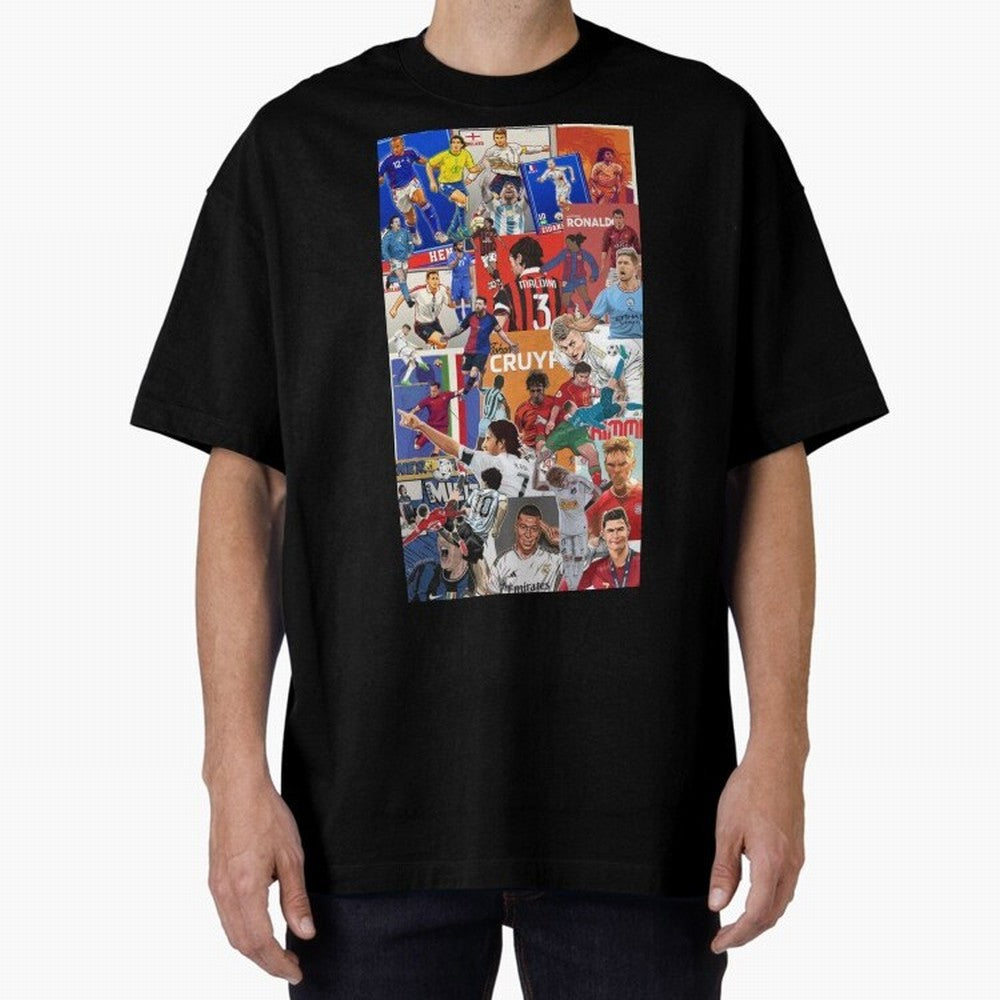 The Greats Oversized T-Shirt Feel International Energy from FIFA World Cup 2026 for Fans of Cristiano Ronaldo and Germany, Bringing Stadium Memories, Football Loyalty, International Chants and Championship Tradition; Great for Supporters Who Love