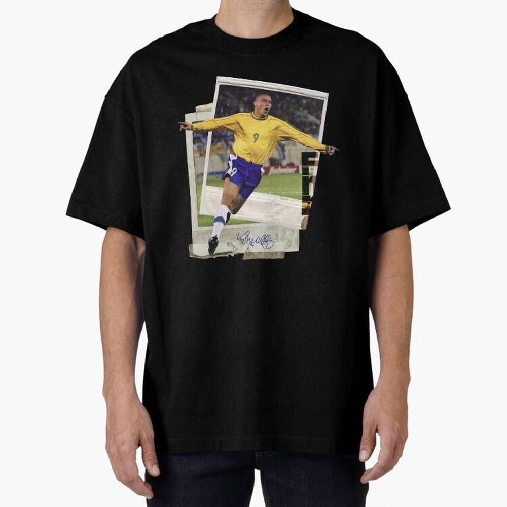 Ronaldo the phenomenon Oversized T-Shirt Join FIFA World Cup 2026 USA Canada Mexico for Fans of Neymar and France and Portugal, Bringing Stadium Chants, National Pride, Trophy Dreams and Unforgettable Football Memories; Perfect for Supporters Who