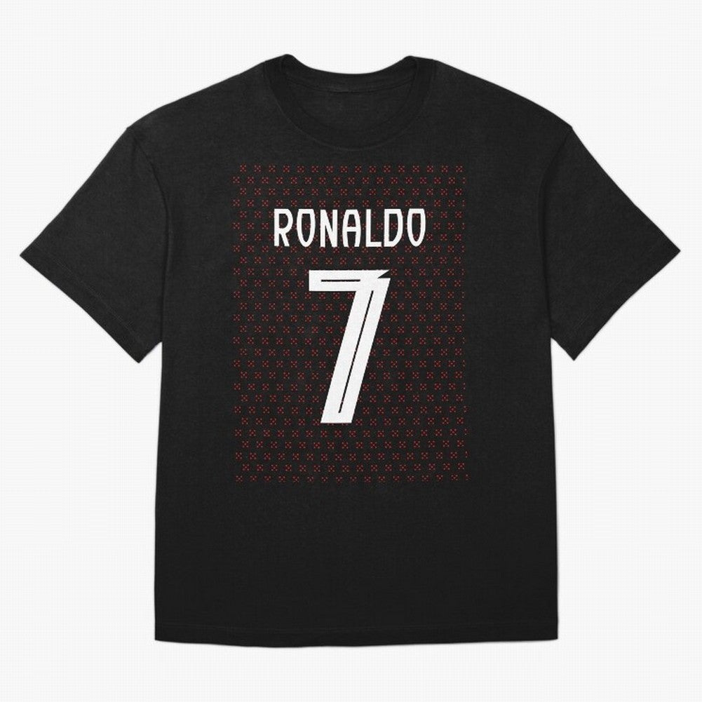 Christiano Ronaldo Portugal Kit 2025 Oversized T-Shirt Support the Legends of FIFA World Cup 2026 Spirit, Made for Argentina, France and Brazil, Neymar, Retro Football Energy, Iconic Rivalries, Trophy Chase Drama and Stadium Atmosphere; Great for