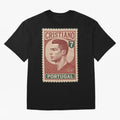 Vintage Portuguese Football Legend No.7 Poster, sticker ¨C Retro Soccer Icon Art for Fans of Manchester, Madrid & Juventus Oversized T-Shirt Feel the Roar of Match Day Hype around FIFA World Cup 2026 USA Canada Mexico, CR7 and Messi, England, Retro