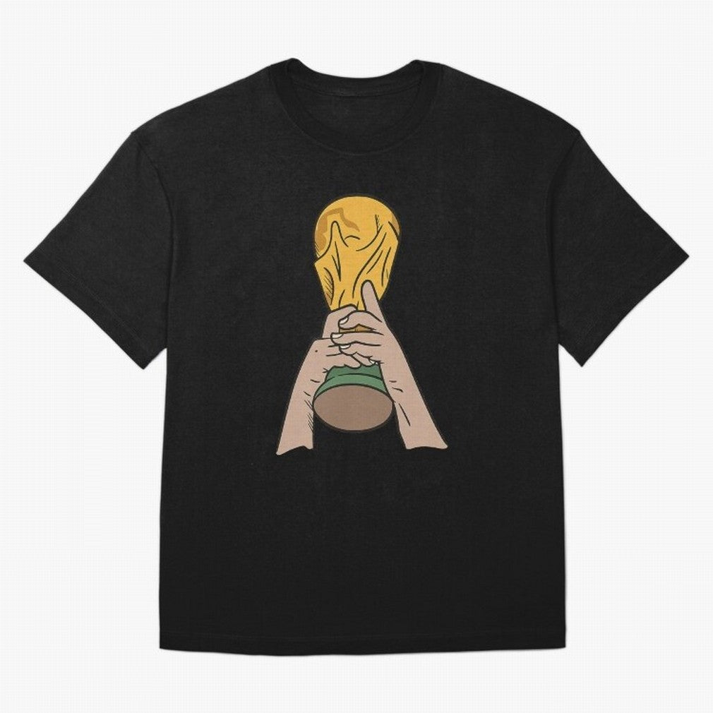 Trophy Oversized T-Shirt Show Your Stadium Side during Match Day Hype around FIFA World Cup 2026 USA Canada Mexico, Mbappe, Germany, Goal Celebration Energy, Supporter Heritage, Football Icons and Worldwide Tournament Joy; Great for Supporters Who
