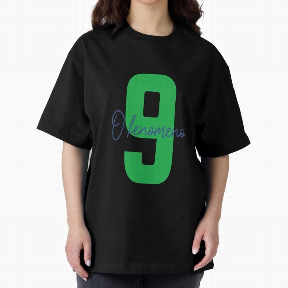 Ronaldo Naz¨¢rio ¡°O Fen?meno¡± 9 GOAT Football Poster Art Oversized T-Shirt Create the FIFA World Cup 2026 USA Canada Mexico Journey through Messi, CR7 and Mbappe Highlights, England Pride, Sports Nostalgia, International Competition, Famous