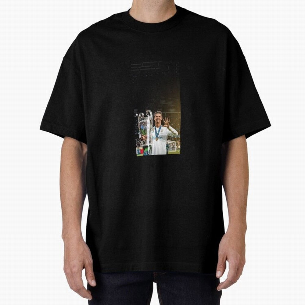 Ronaldo Oversized T-Shirt Embrace Match Day Hype around FIFA World Cup 2026, Messi, England and Germany, Fan Favorite Moments, National Team Passion, Big Match Drama and Soccer History; Built for Supporters Chasing Trophy Dreams, Final Match