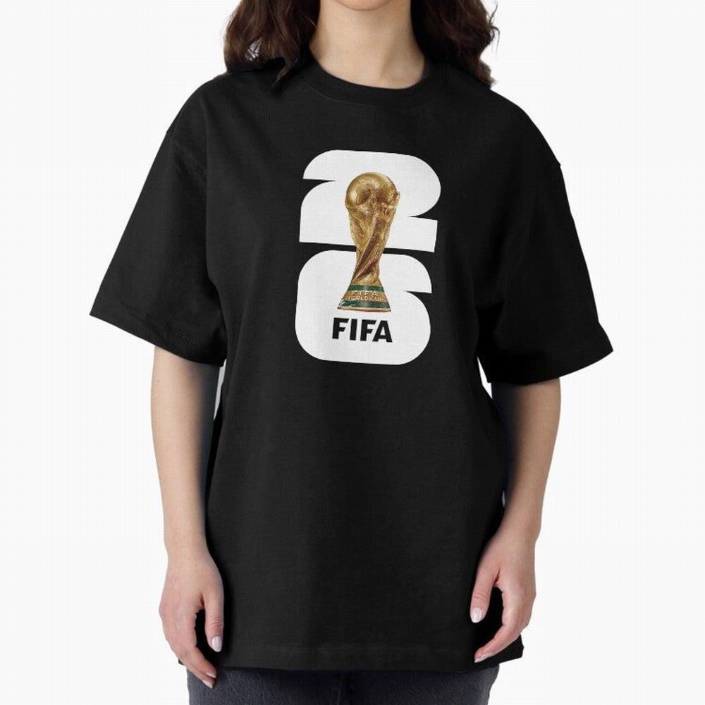 The Biggest Tournament in the World Oversized T-Shirt Follow Every Goal of the FIFA World Cup 2026 USA Canada Mexico Journey through Mbappe and Neymar Highlights, Argentina, France and Brazil Pride, Championship Spirit, Famous Goals, Roaring Crowds