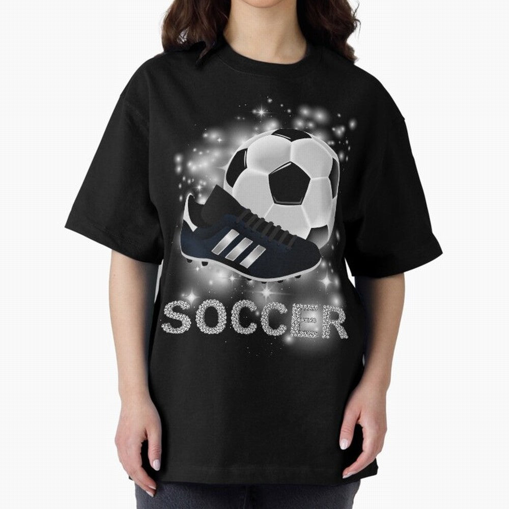 Soccer lover, passion for the ball Oversized T-Shirt Celebrate Football Dreams Across FIFA World Cup 2026 for Fans of Mbappe and Neymar and Argentina, France and Brazil, Bringing Fan Favorite Moments, National Team Passion, Big Match Drama and