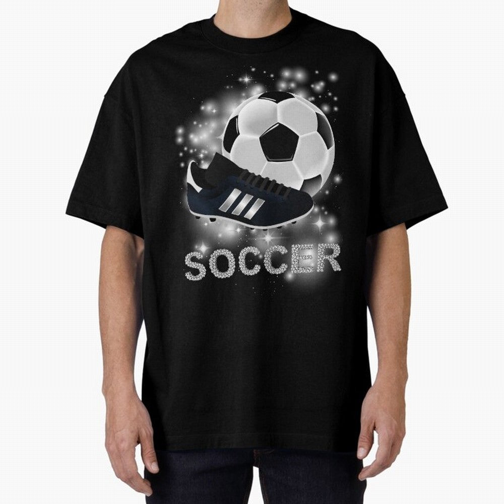 Soccer lover, passion for the ball Oversized T-Shirt Celebrate Football Dreams Across FIFA World Cup 2026 for Fans of Mbappe and Neymar and Argentina, France and Brazil, Bringing Fan Favorite Moments, National Team Passion, Big Match Drama and