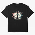 Two Funny Cats with Ronaldo Vibes ¨C Cute Football & Animal Art Oversized T-Shirt Show Love for Legendary Goals in FIFA World Cup 2026 USA Canada Mexico Spirit, with Argentina, Messi, Stadium Chants, National Pride, Trophy Dreams and Unforgettable