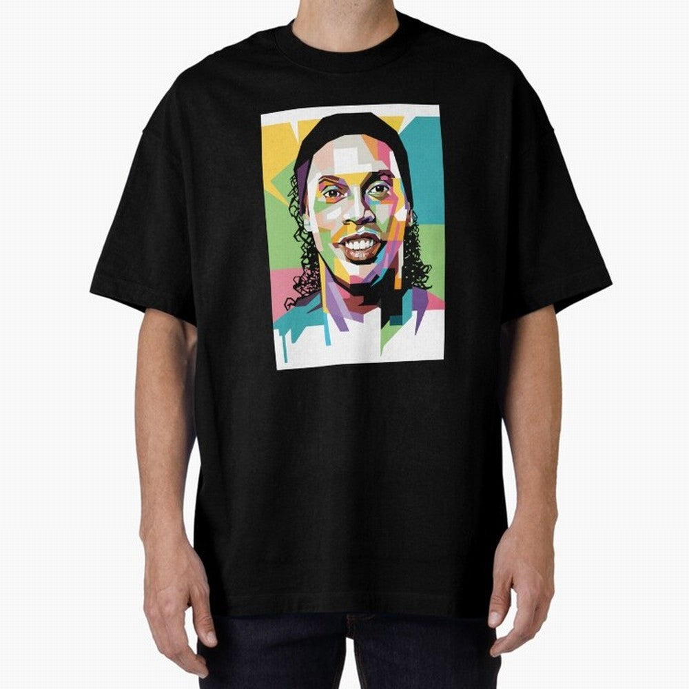 Ronaldo ¨C Legendary Football Star & GOAT Artwork Oversized T-Shirt Build Match Day Hype around FIFA World Cup 2026 USA Canada Mexico, CR7 and Messi, Portugal, Football Passion, Legendary Performances, Festival Vibes and Supporter Community; Ideal